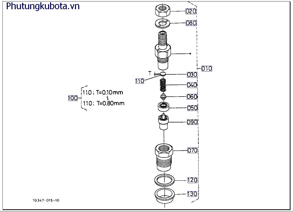 Giá đỡ vòi phun ( link kiện)